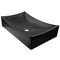 Novatto Modern Matte Black Porcelain Vessel Sink Set with Chrome Drain and Sealer NP-01141MBCH - alternate 2